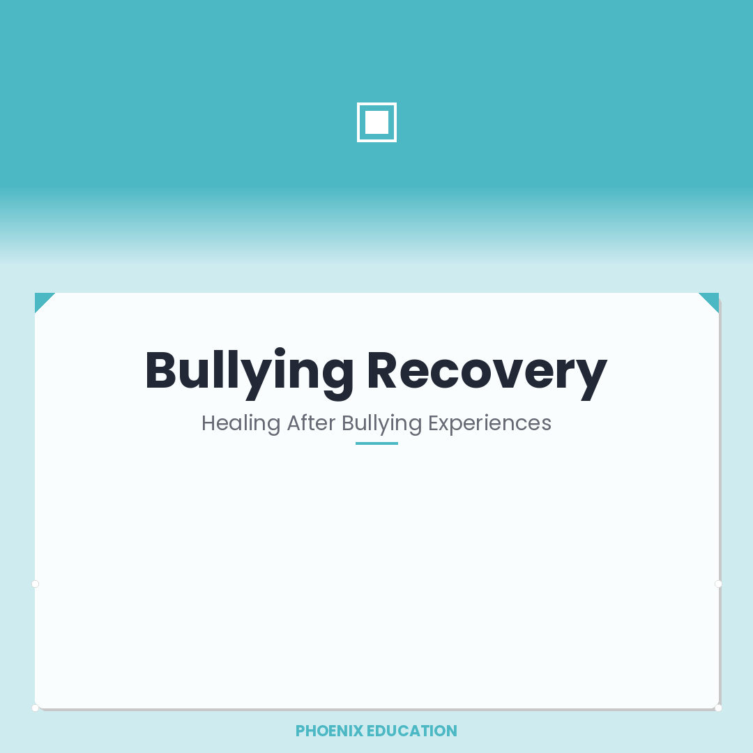 Bullying Recovery - KS2-4 Pupils