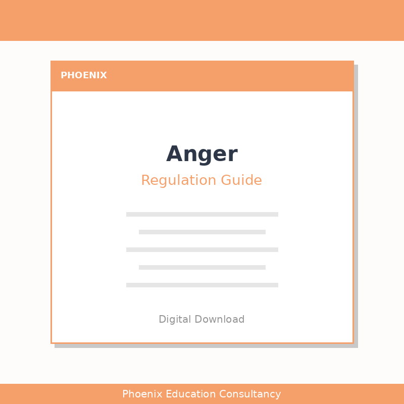 Anger Regulation Guide