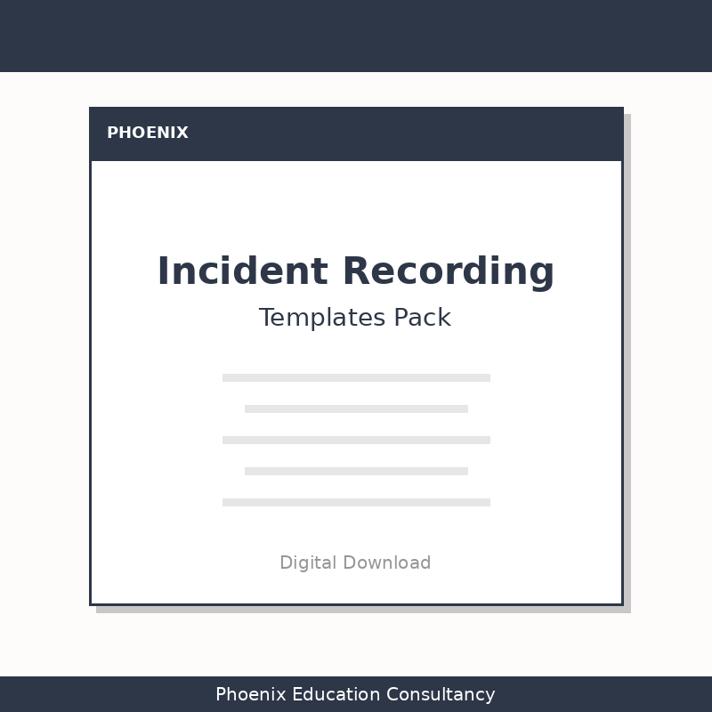 Incident Recording Templates Pack